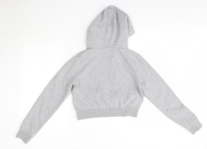 Hype Womens Grey  Cotton Pullover Hoodie Size 6