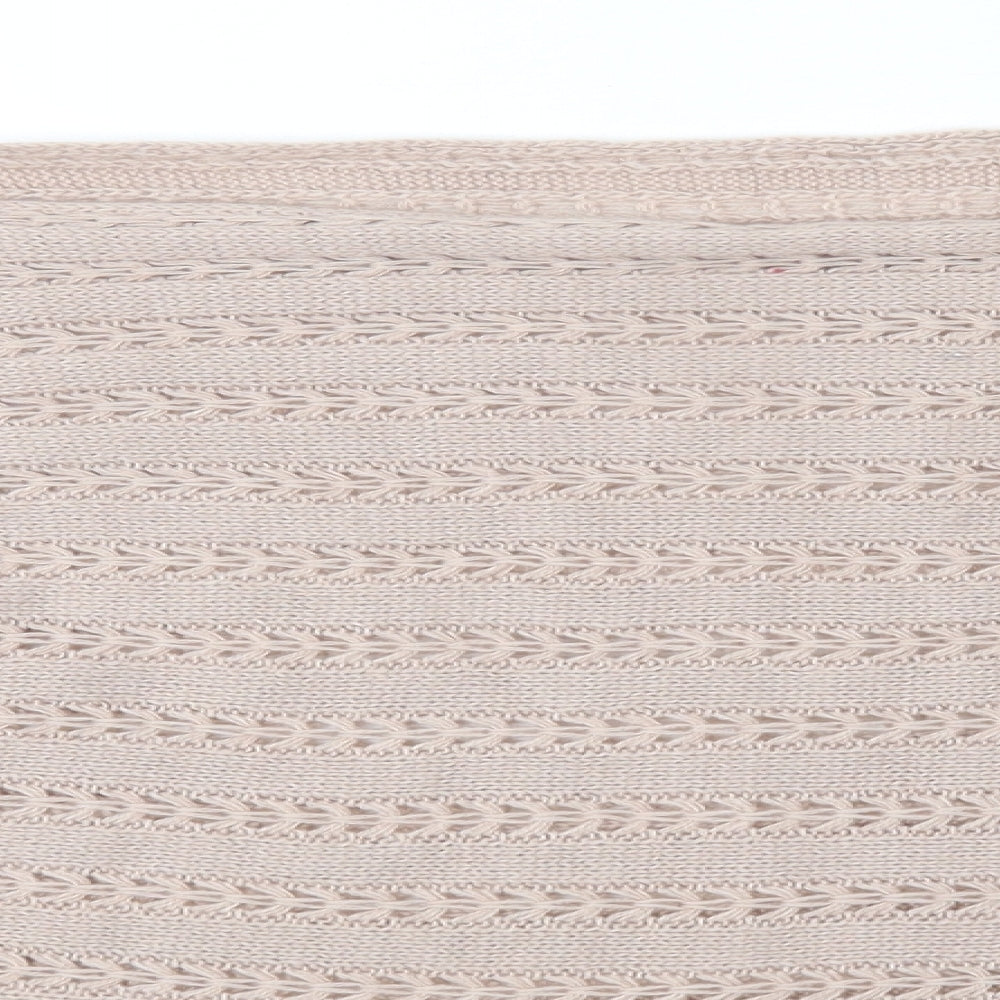 SheIn Womens Brown Round Neck  Acrylic Pullover Jumper Size 2XL