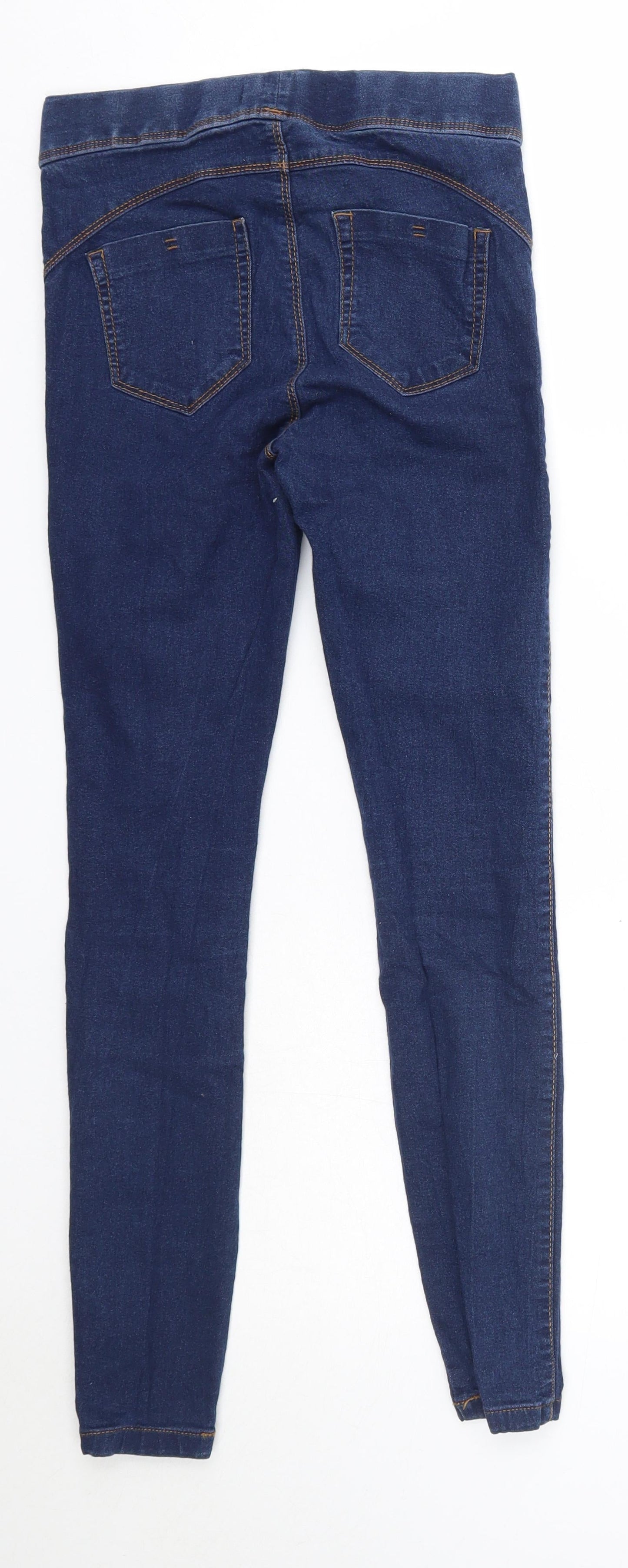 Primark Womens Blue  Cotton Jegging Jeans Size 4 L26 in Regular