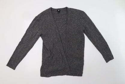 Womens UK Size M H&M Grey Cardigan Jumper