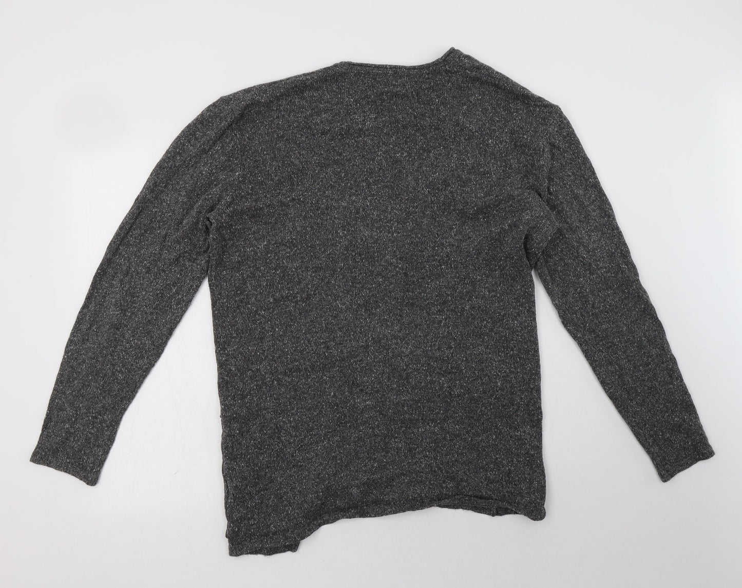 Womens UK Size M H&M Grey Cardigan Jumper