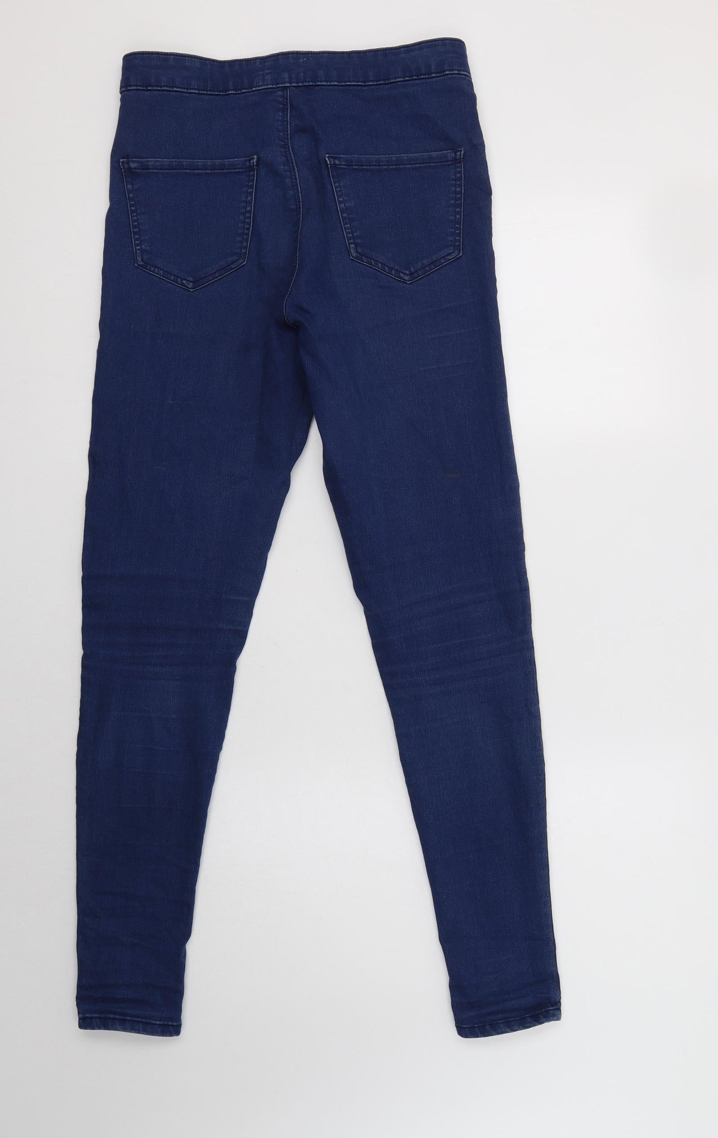 Miss Se Womens Blue  Cotton Flared Jeans Size 10 L32 in Regular Button