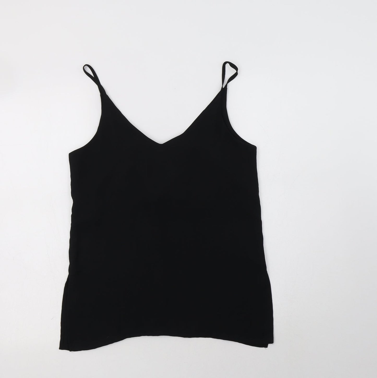 Womens UK Size 8 H&M Black Camisole Blouse