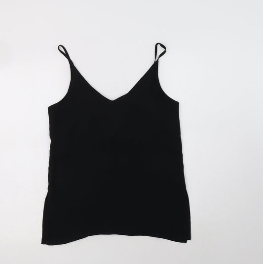 Womens UK Size 8 H&M Black Camisole Blouse