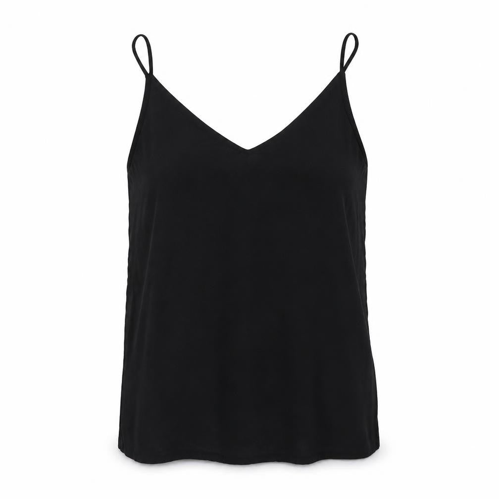 Womens UK Size 8 H&M Black Camisole Blouse