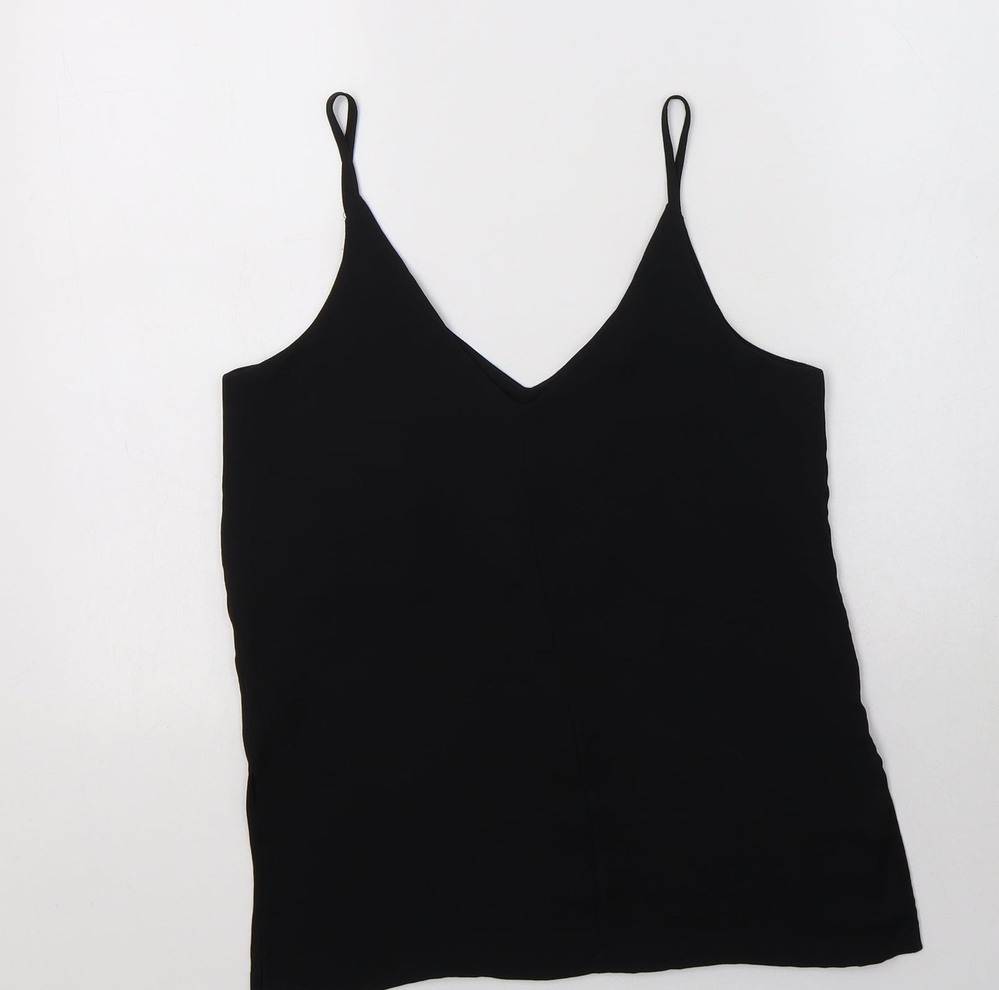Womens UK Size 8 H&M Black Camisole Blouse