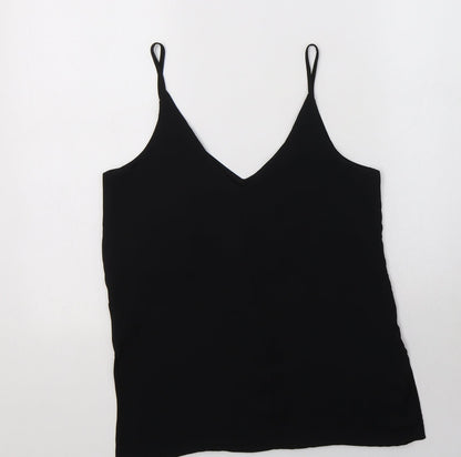 Womens UK Size 8 H&M Black Camisole Blouse