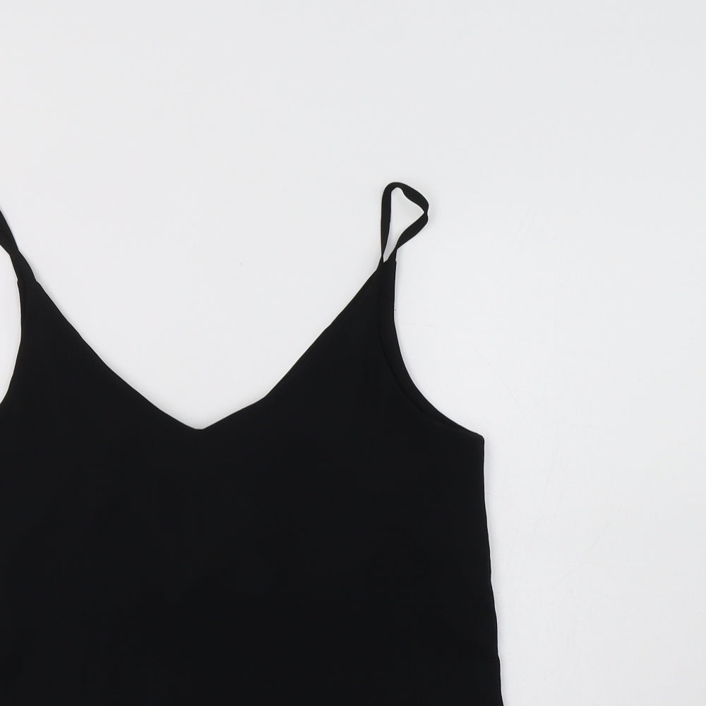 Womens UK Size 8 H&M Black Camisole Blouse