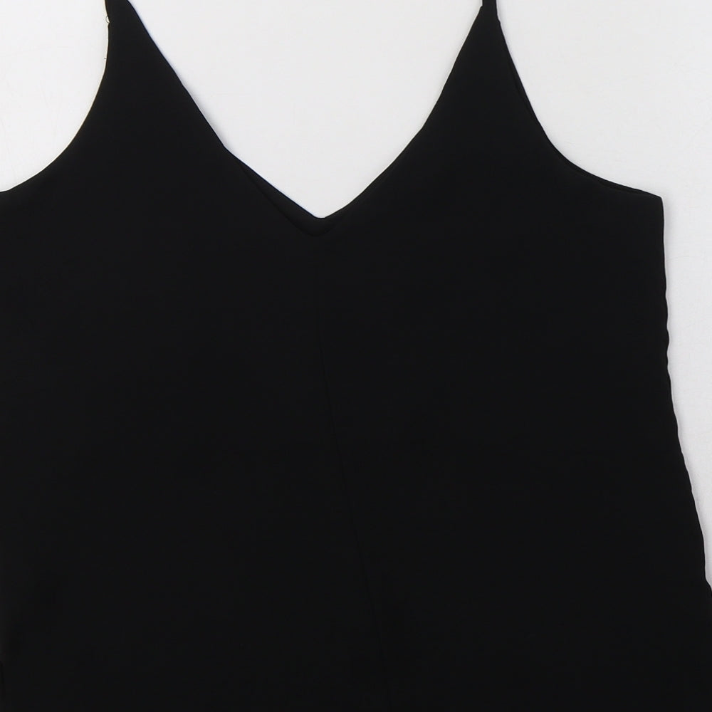 Womens UK Size 8 H&M Black Camisole Blouse