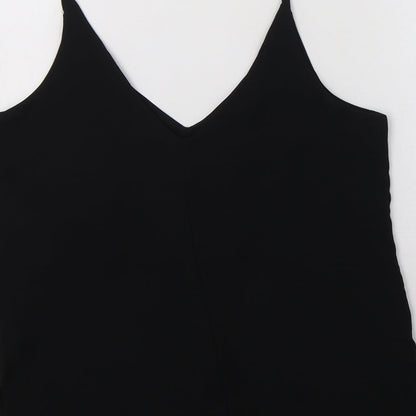 Womens UK Size 8 H&M Black Camisole Blouse
