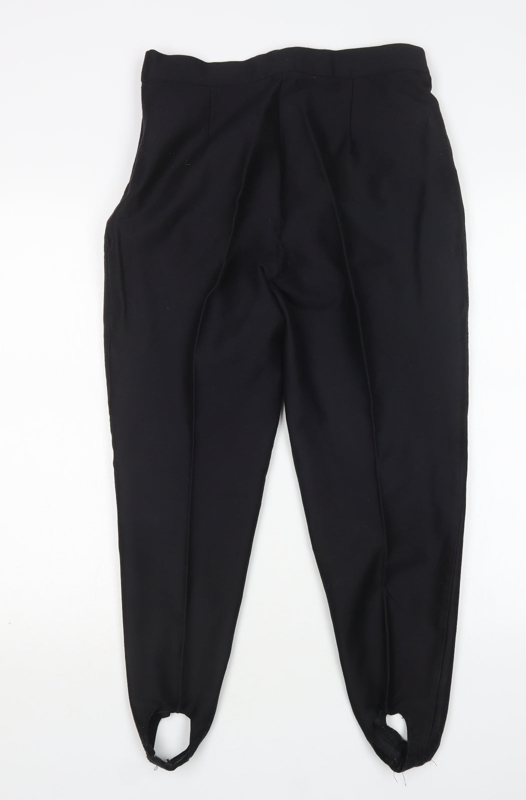 Womens UK Size 16 Preworn Regular Fit  Black Trousers