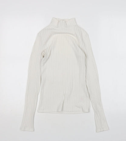 Womens UK Size 6 Topshop White Pullover Jumper