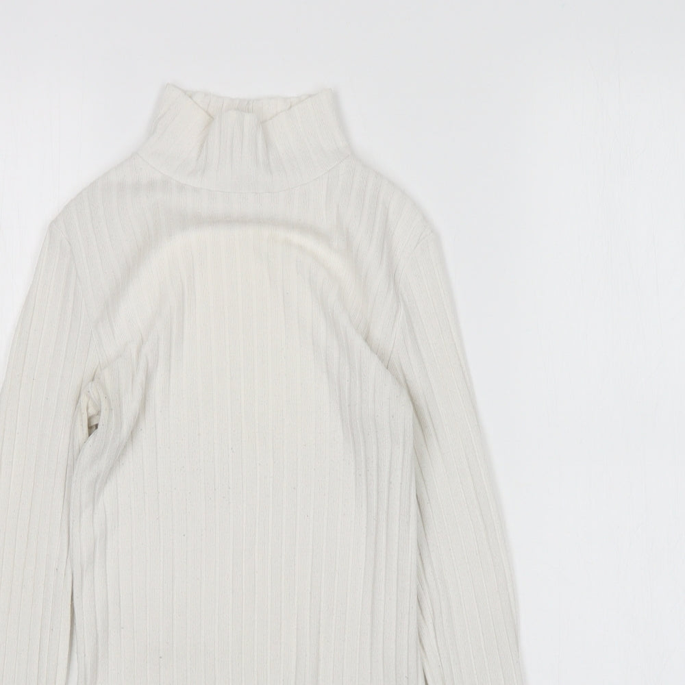 Womens UK Size 6 Topshop White Pullover Jumper