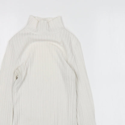 Womens UK Size 6 Topshop White Pullover Jumper