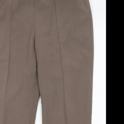 Classics Womens Brown  Polyester Trousers  Size 18 L29 in Regular
