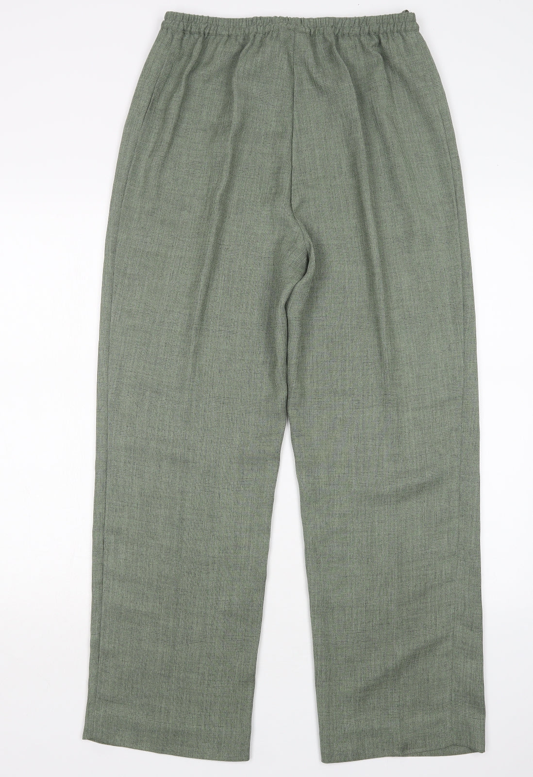 Womens UK Size 12 Preworn Regular Fit  Green Trousers