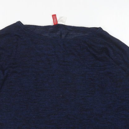 Womens UK Size M H&M Blue Pullover Jumper