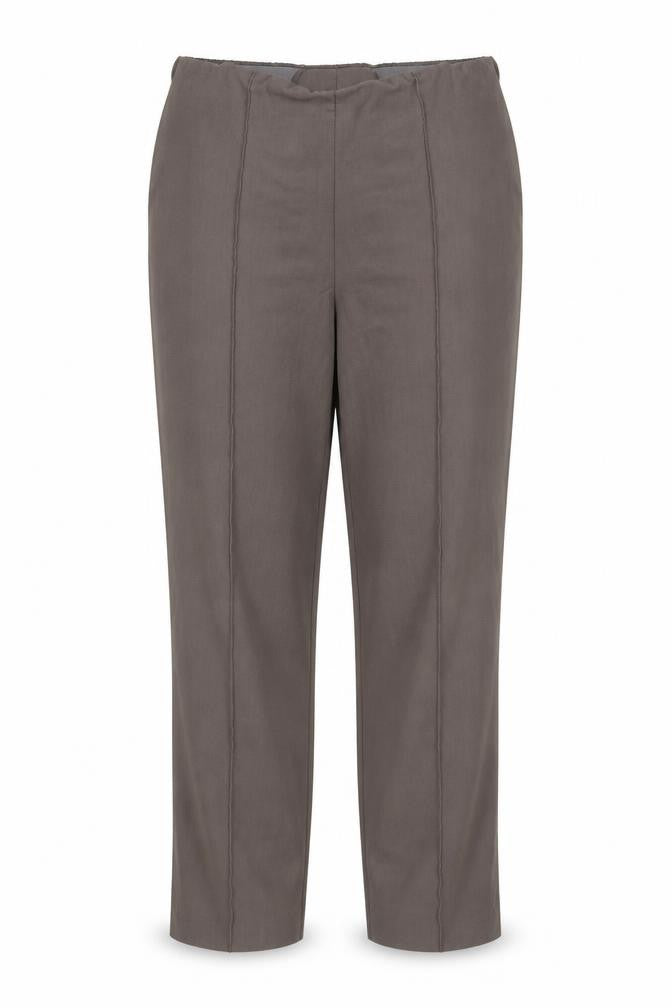 Bonmarché Womens Brown Polyester Trousers Size 14 L27 in Regular