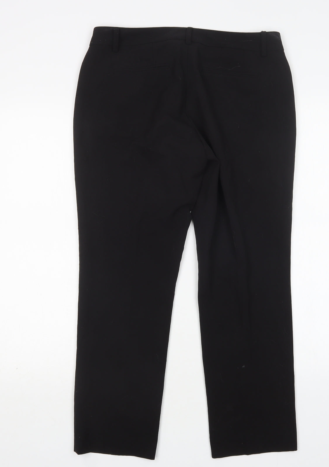 New York Company Womens Black  Polyester Trousers  Size 6 L28 in Regular