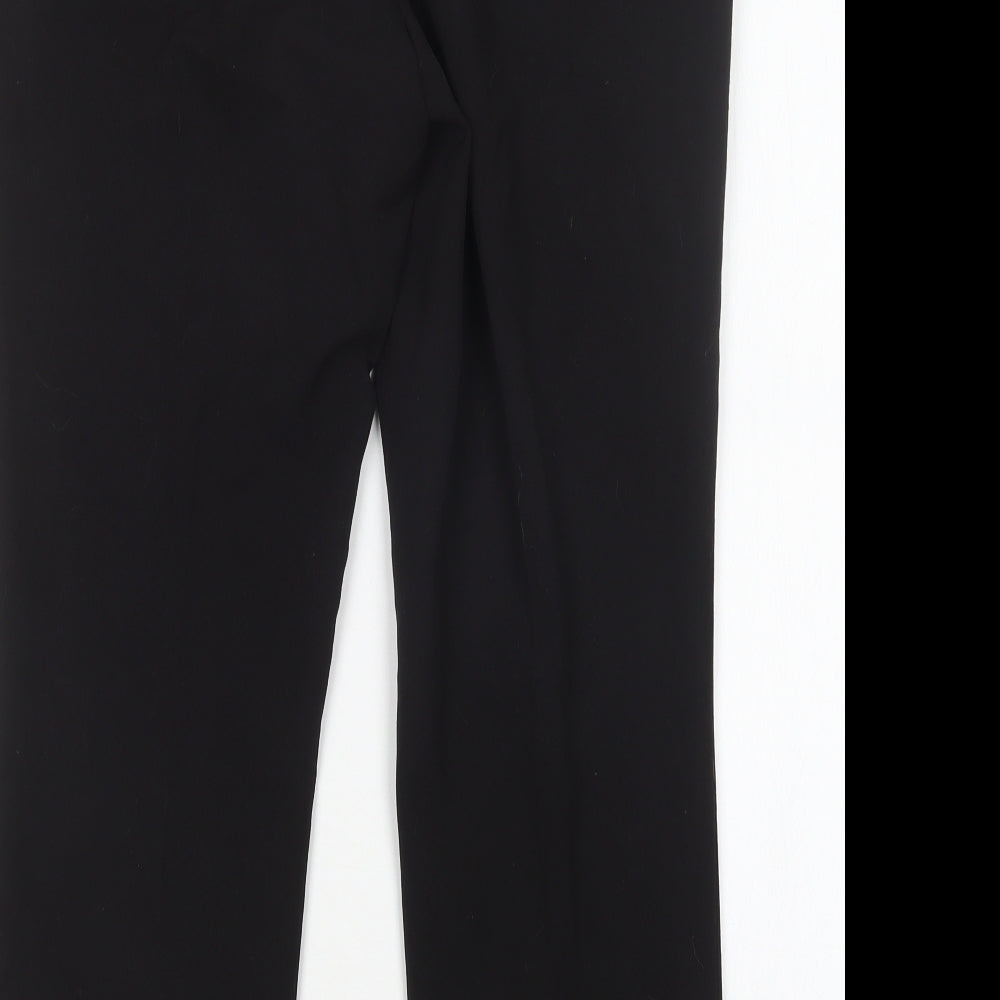 New York Company Womens Black  Polyester Trousers  Size 6 L28 in Regular