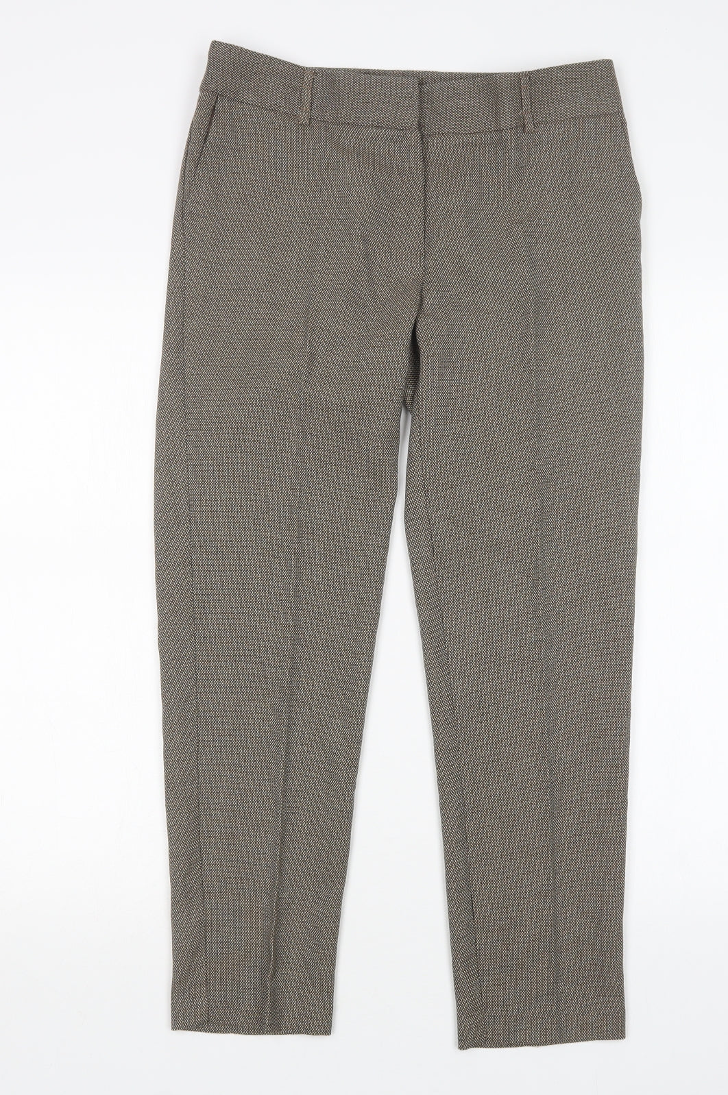 Womens UK Size 10 Papaya Regular Fit  Brown Trousers