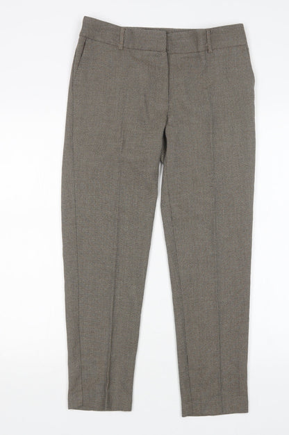 Womens UK Size 10 Papaya Regular Fit  Brown Trousers