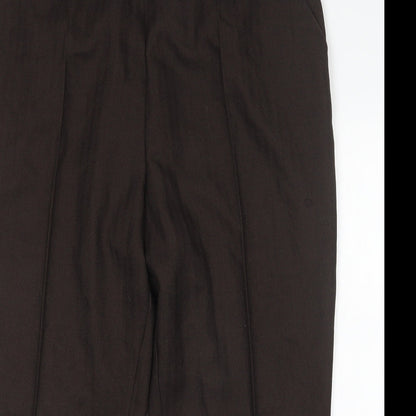 Womens UK Size 22 M&S Regular Fit  Brown Trousers