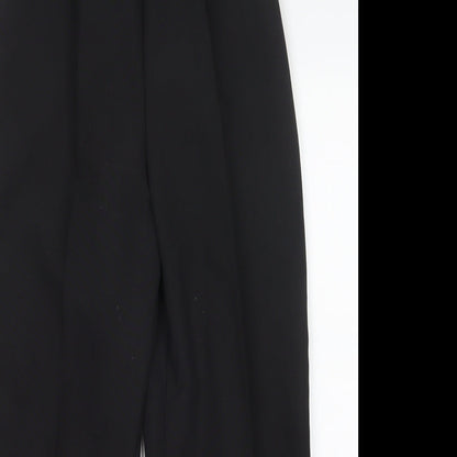 Preworn Womens Black   Trousers  Size 14 L26 in Regular