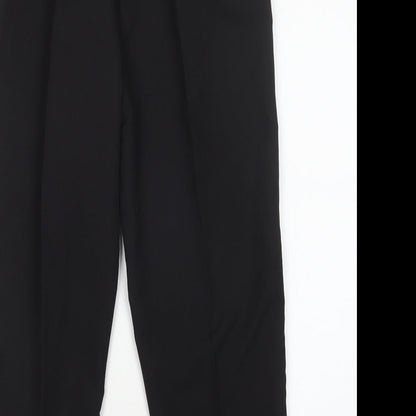 Preworn Womens Black   Trousers  Size 14 L26 in Regular