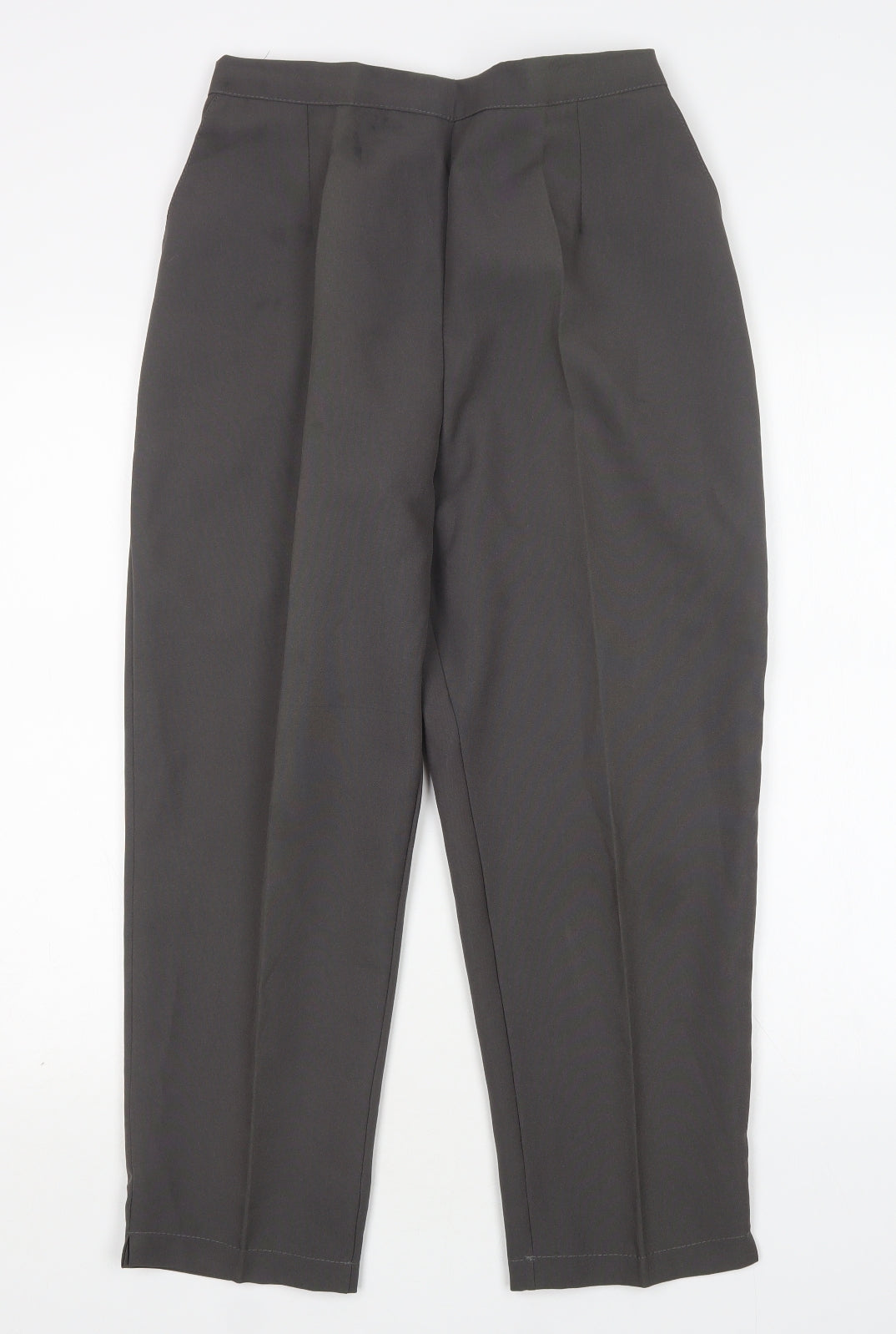 Womens UK Size 14 Preworn Regular Fit  Grey Trousers