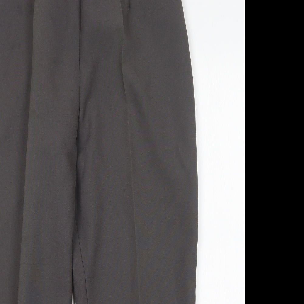 Womens UK Size 14 Preworn Regular Fit  Grey Trousers