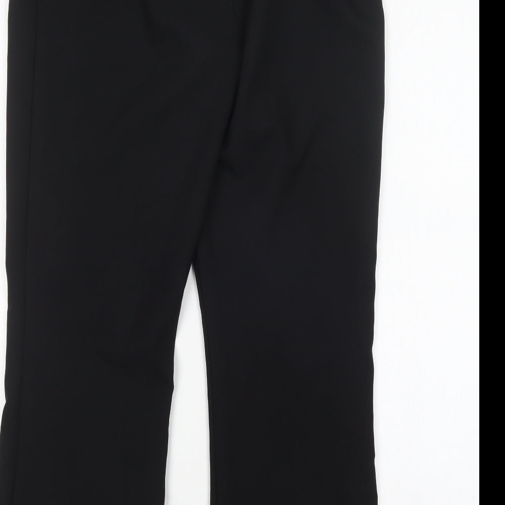 George Womens Black  Polyester Trousers  Size 12 L28 in Regular