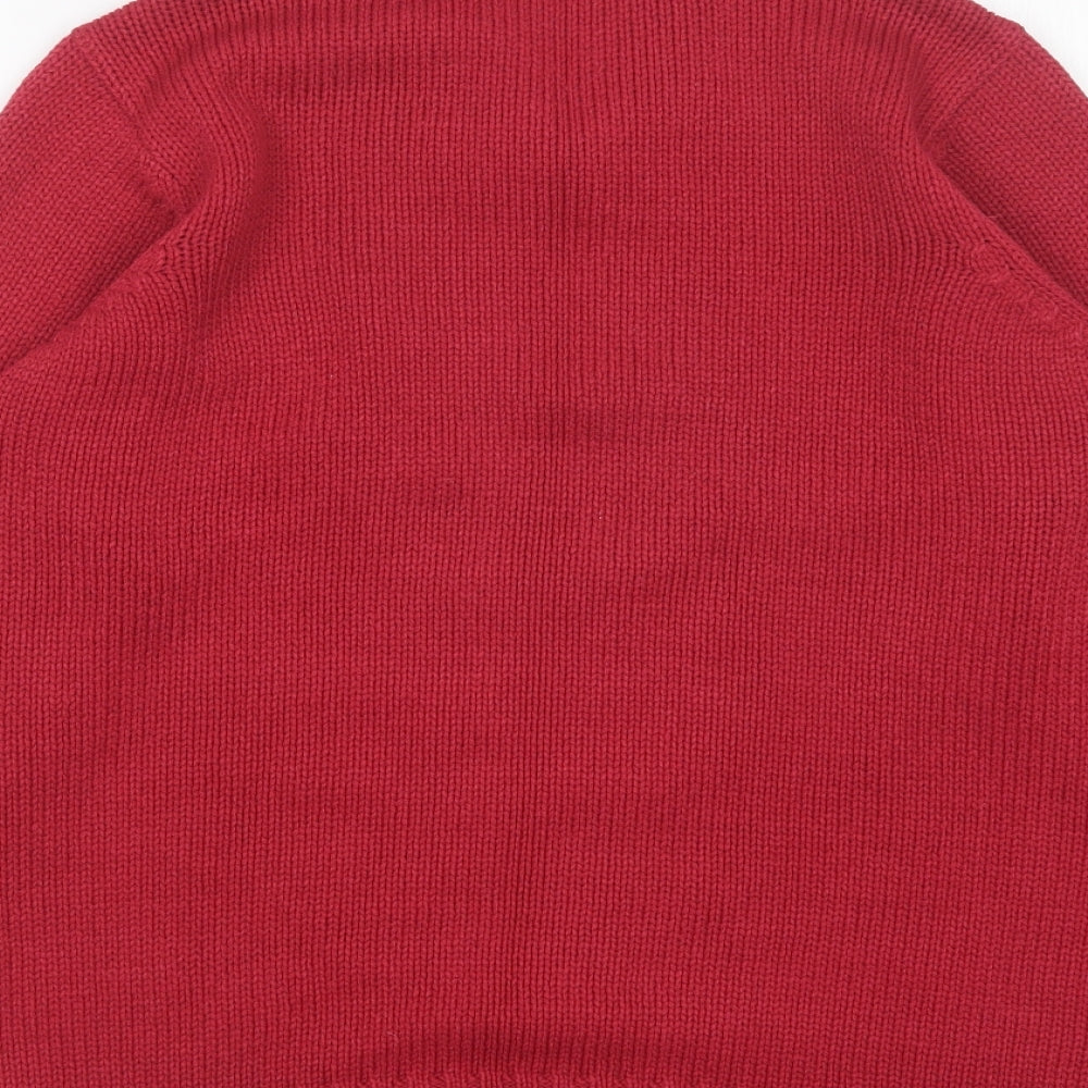 Womens UK Size S BM Pink Cardigan Jumper