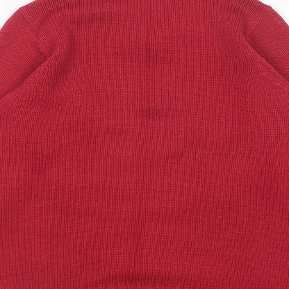 Womens UK Size S BM Pink Cardigan Jumper