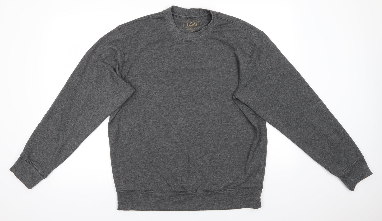 Mens UK Size M JACHS Grey Pullover Sweatshirt