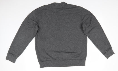 Mens UK Size M JACHS Grey Pullover Sweatshirt