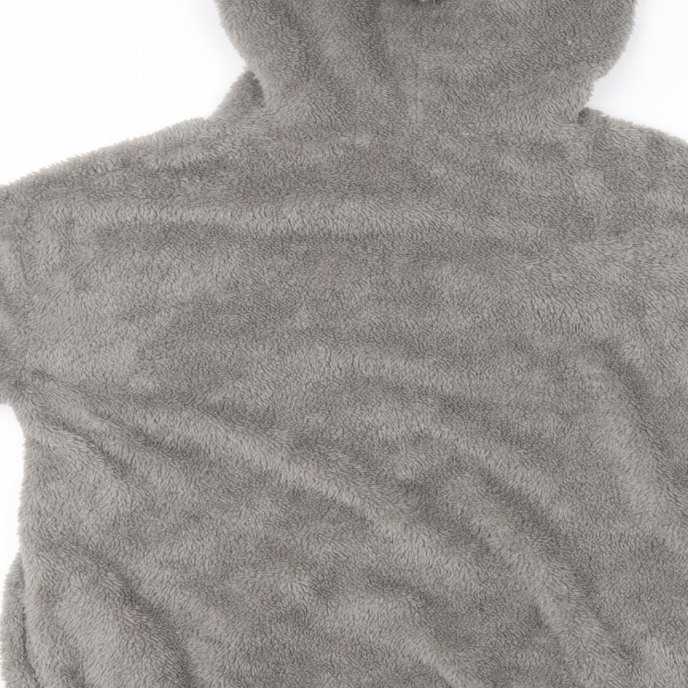 Preworn Womens Grey  Cotton Pullover Hoodie