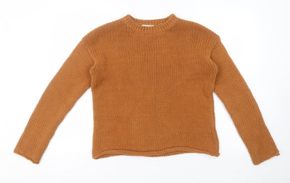 Womens UK Size S RR Brown Pullover Jumper