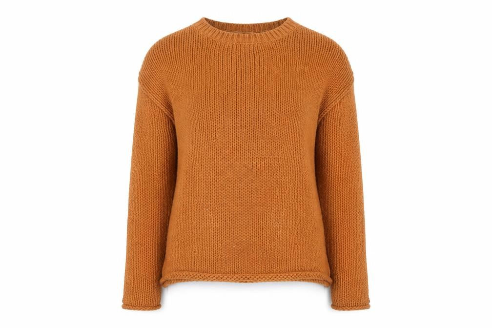 Womens UK Size S RR Brown Pullover Jumper