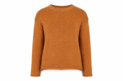 Womens UK Size S RR Brown Pullover Jumper