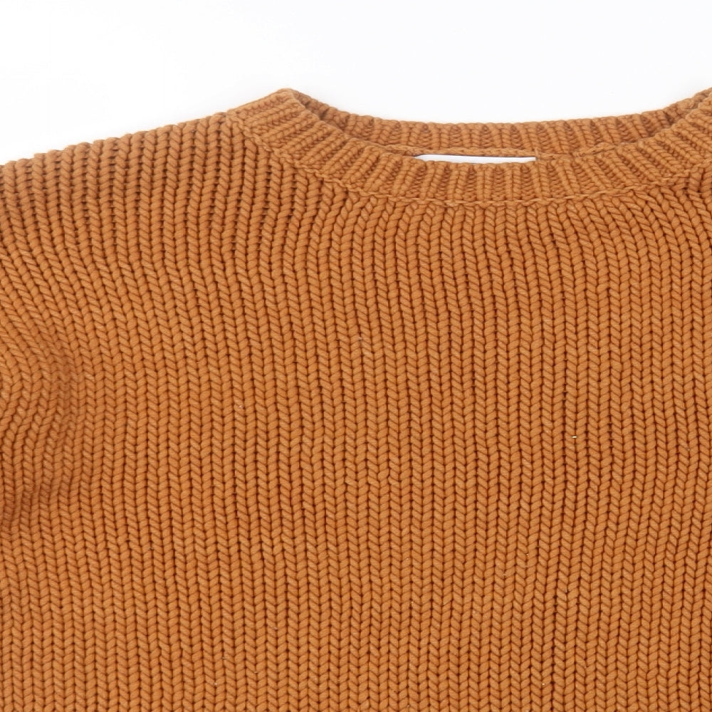Womens UK Size S RR Brown Pullover Jumper