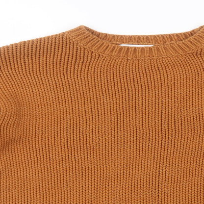 Womens UK Size S RR Brown Pullover Jumper