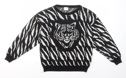 Womens UK Size  Preworn Black Pullover Jumper