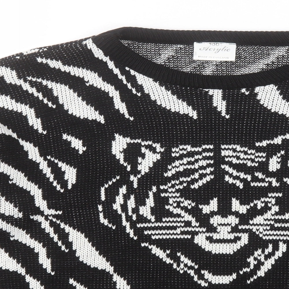 Womens UK Size  Preworn Black Pullover Jumper