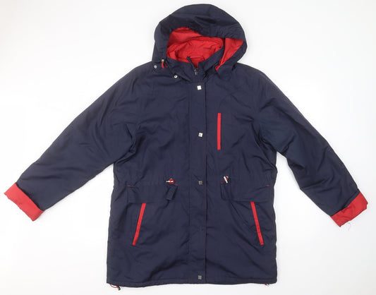 Classics Womens Blue   Rain Coat Coat