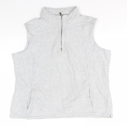 Womens UK Size  Preworn Grey Pullover Jumper