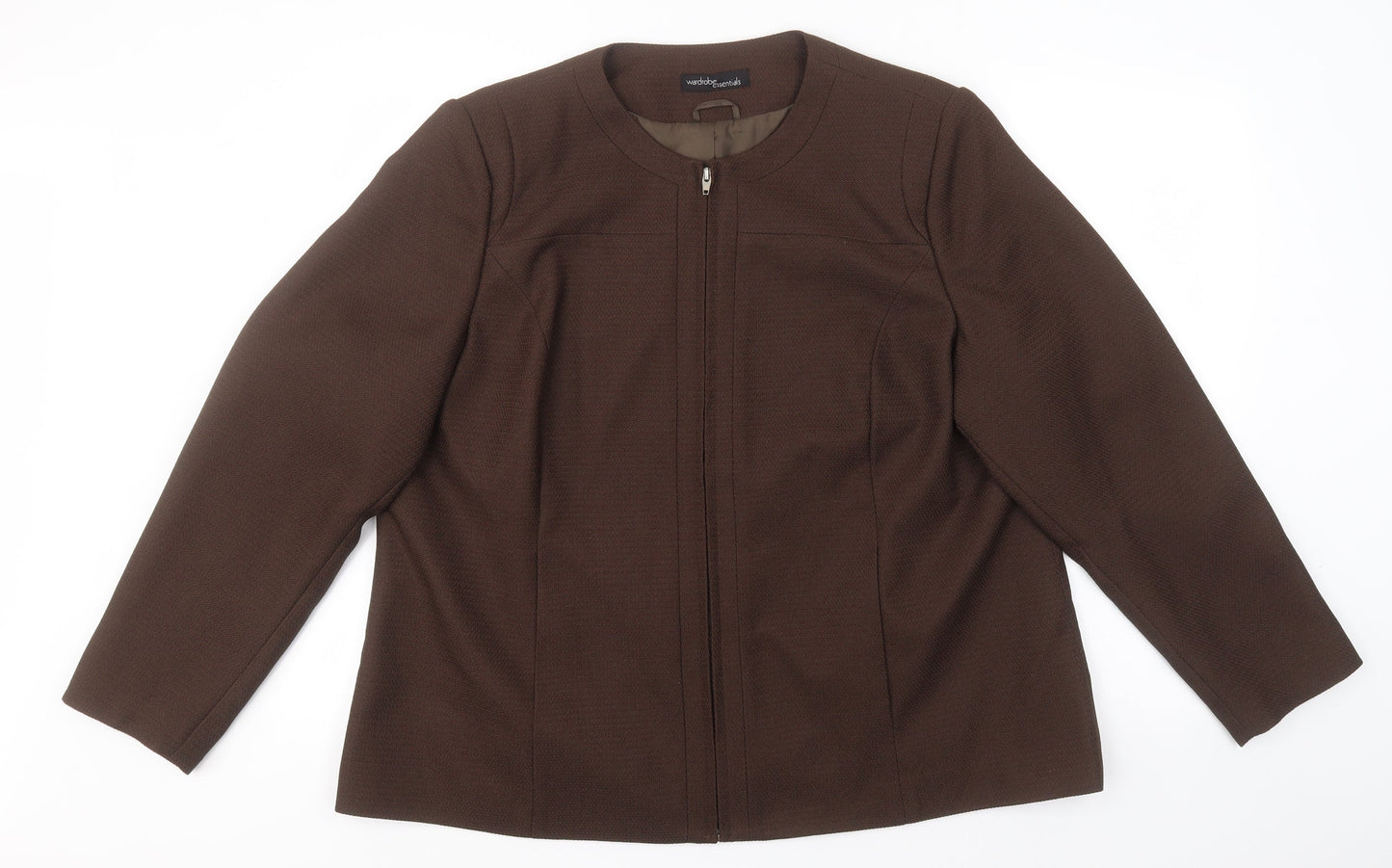 Womens UK Size 16 Wardrobe Essentials Brown Jacket