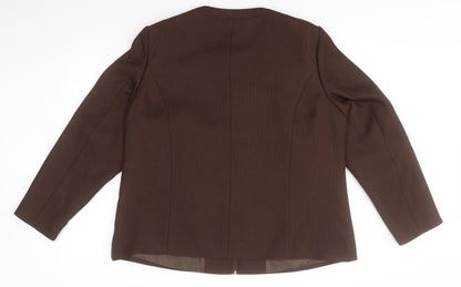 Womens UK Size 16 Wardrobe Essentials Brown Jacket