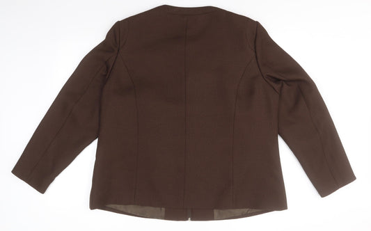 Womens UK Size 16 Wardrobe Essentials Brown Jacket