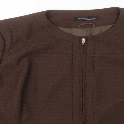 Womens UK Size 16 Wardrobe Essentials Brown Jacket